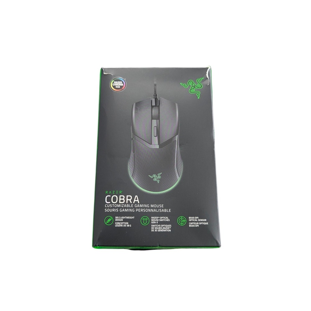 Z2O Razer Cobra RZ01-0465 Black Wired Buttons Customizable Gaming Mouse